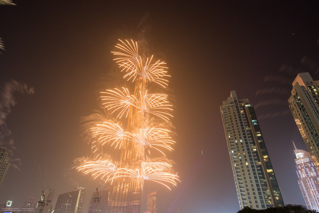 أفضل الأماكن للاحتفال بليلة رأس السنة في دبي 